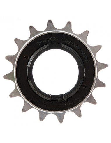 Piñon shimano bmx 18 1/2x3/32 plata