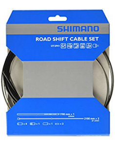 Cable cambio/funda/topes crta a.inox neg