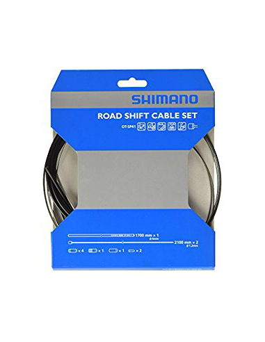 Cable cambio/funda/topes crta a.inox neg