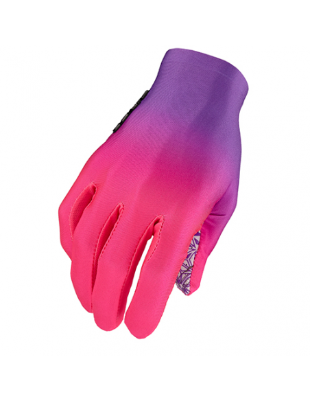 P/guantes largos supag morado/rosa neon grad. l