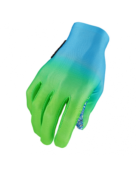 P/guantes largos supag azul/verde neon grad. m