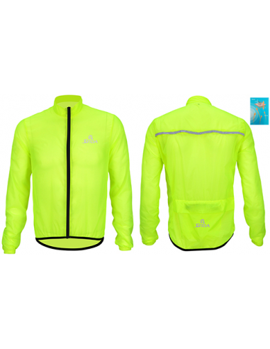 Cortaviento sfida amarillo fluor t-xs