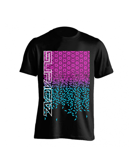 Camiseta supacaz star fade rosa/azul neon xl