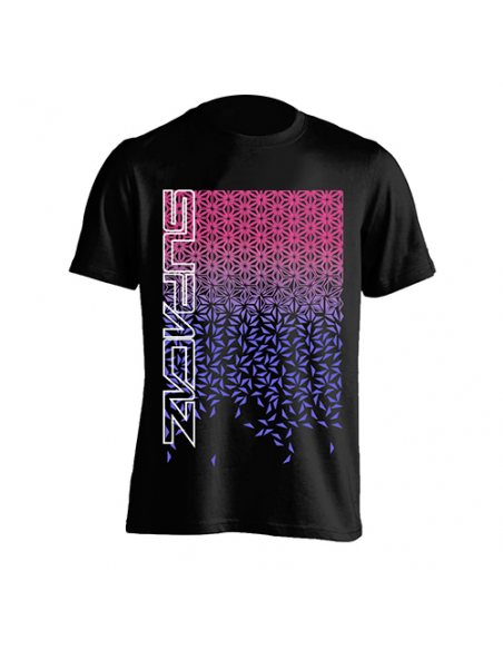 Camiseta supacaz star fade rosa neon morado ne. l