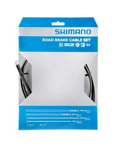 Cable freno/funda/topes ctra.ptfe negro