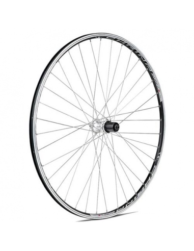 Rueda trasera chrina-700 negra cassette 8-10v