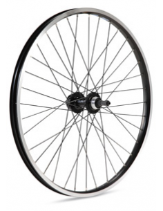 Rueda tras cyber20 26" negra c/disc 6t rosca