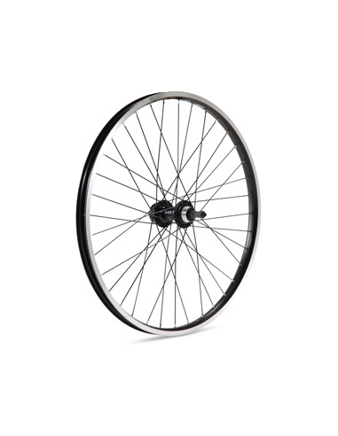 Rueda tras cyber20 26" negra c/disc 6t rosca