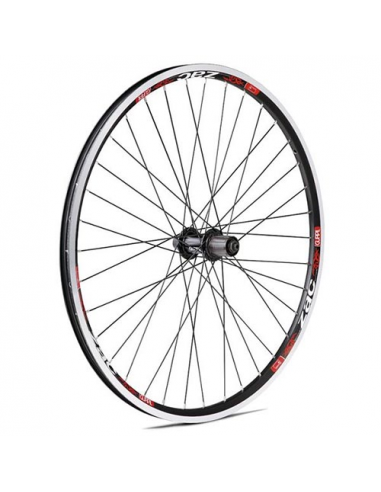 Rueda tras zac 2000 negra cass.8v v-brake 26"