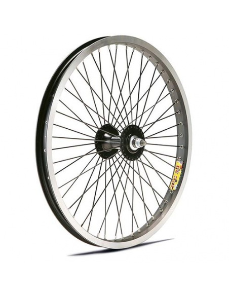 Rueda del zac 30 negra bmx 20x2.125 eje 14 *