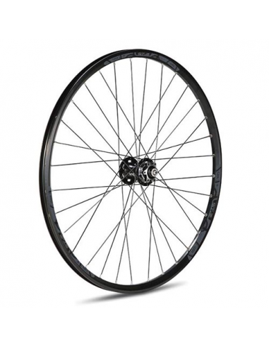 Rueda del 27,5 disc 6t negra c/rodamientos
