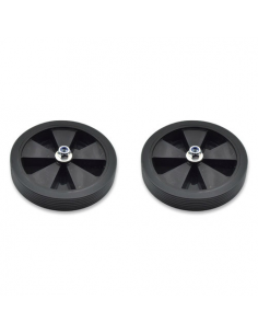 Par ruedas  estabiciclo grande con goma 326