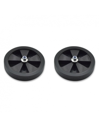 Par ruedas  estabiciclo grande con goma 326