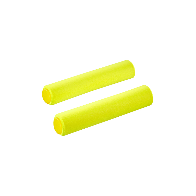 Par de puños supacaz silicona amarillo neon xl