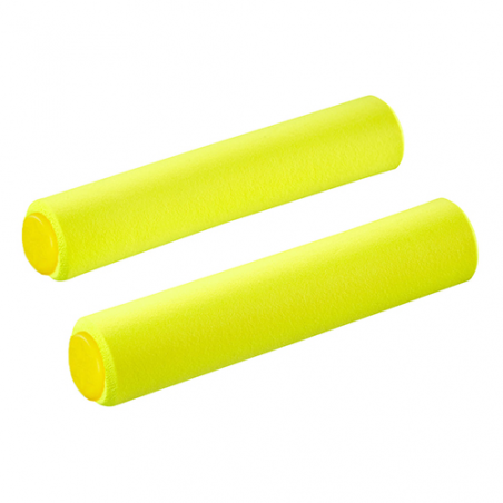 Par de puños supacaz silicona amarillo neon xl