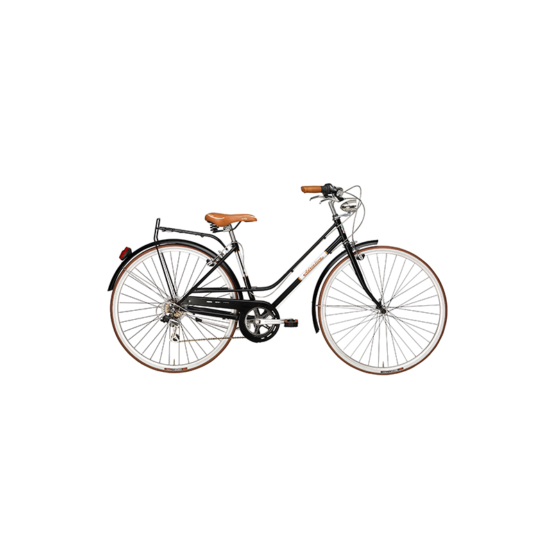 Bicicleta rondine lady negra 6v