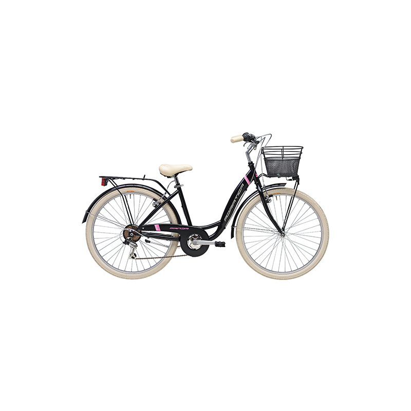 Bicicleta panda 26" lady 6v negro mate