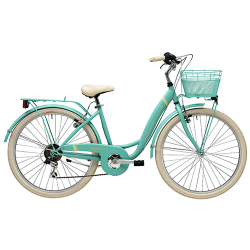 Bicicleta panda 26" lady 6v verde mate