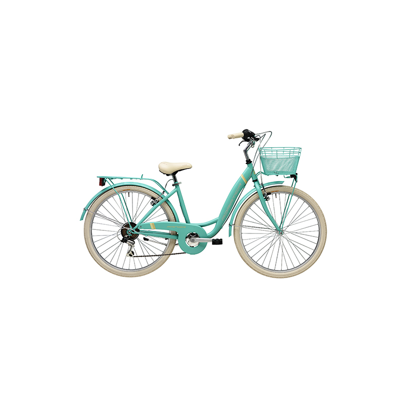 Bicicleta panda 26" lady 6v verde mate