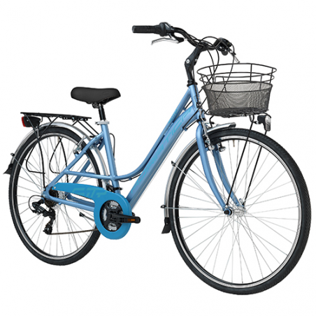 Bicicleta sity 3 donna 6v h45 azul claro mate
