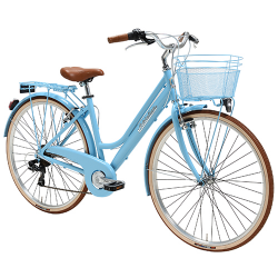 Bicicleta retro donna 28" azul 2019 6v