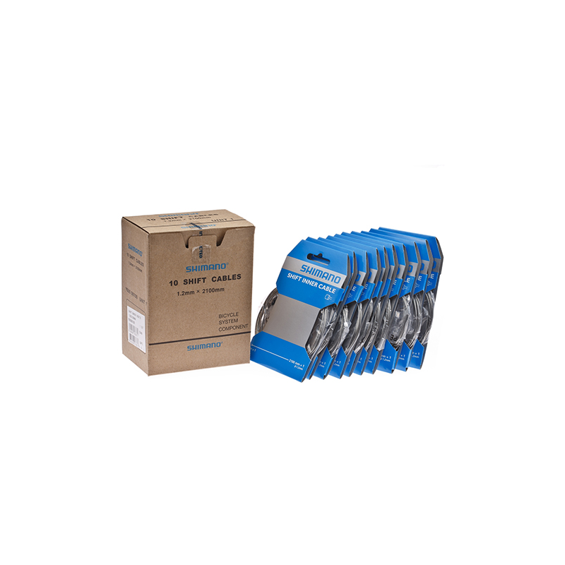 Cable 10pz.cambio 1.2x2100mm mtb-ctra.