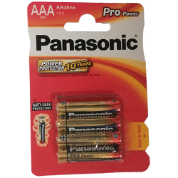 Kit 4 pilas lr03 alk pro power panasonic