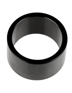 Arandela direccion 1 1/8" alum. ext. 20mm negra