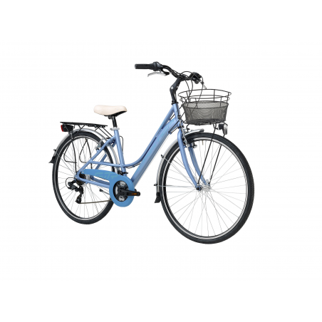 Bicicleta sity 3 donna 18v h45 azul claro mate