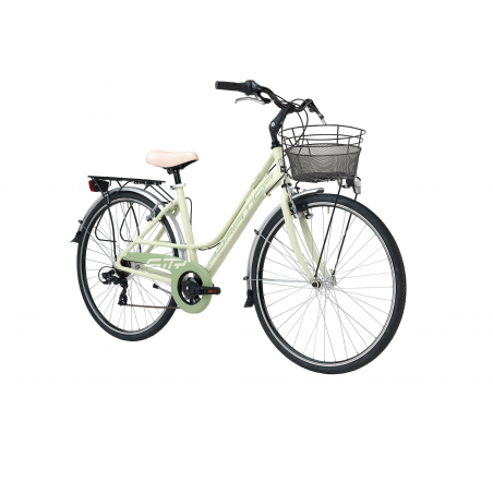 Bicicleta sity 3 donna 18v h45 verde mate
