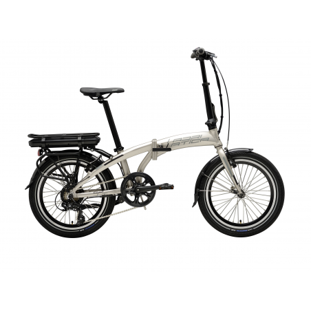 Bicicleta e-smile plus 20" 6v plegable gris e-bike