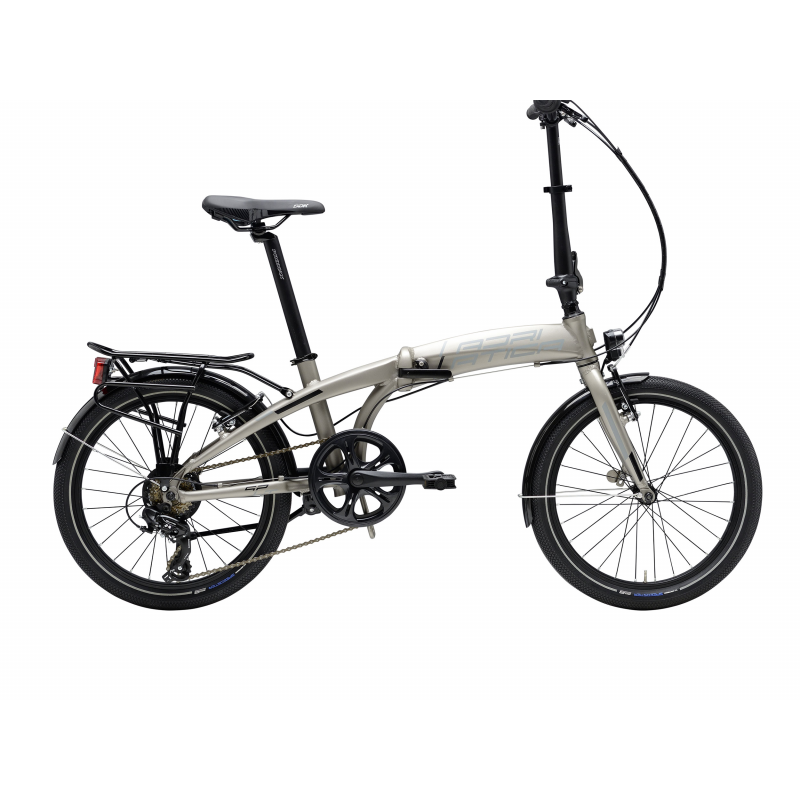 Bicicleta smile 20" 6v plgable gris