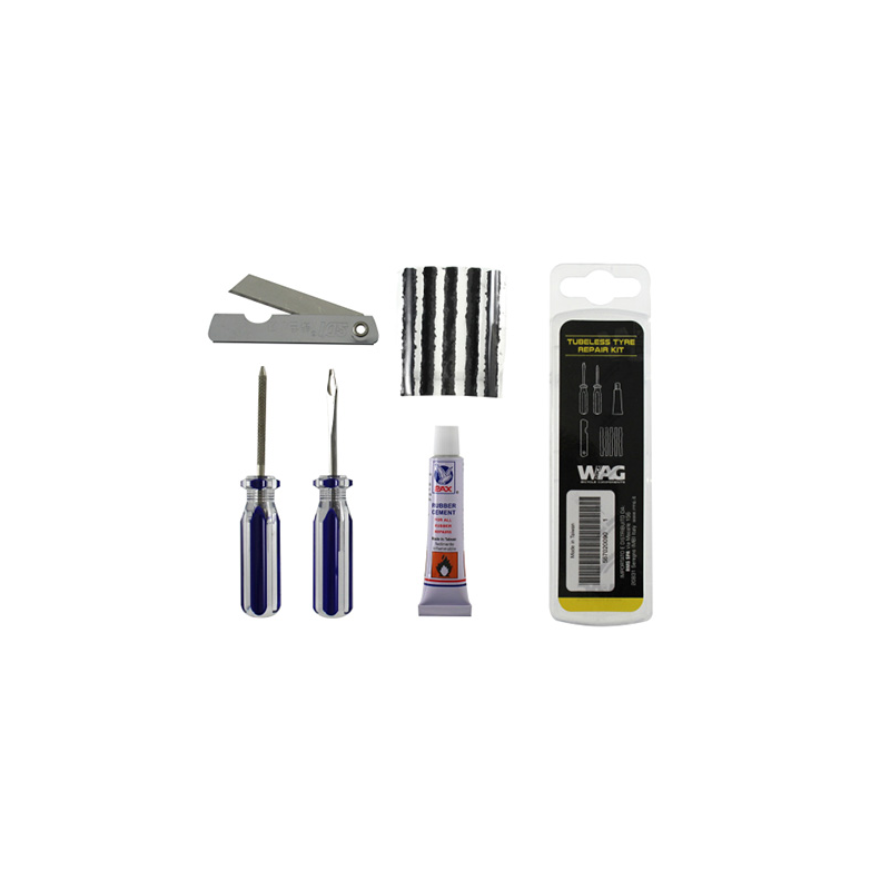 Kit de reparacion de neumaticos tubeless
