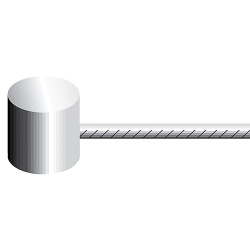 Cable de freno galvaniza. mtb 1.5 x 2050mm sunrace