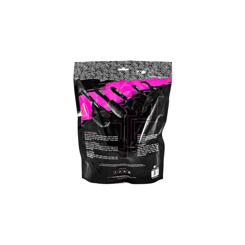 5 cepillos muc-off (5xpremium brush kit)