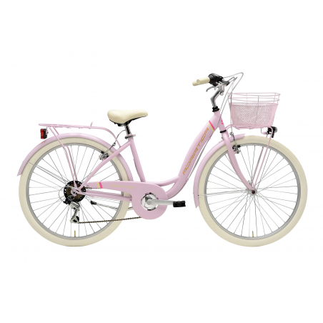 Bicicleta panda 26" lady 6v rosa mate