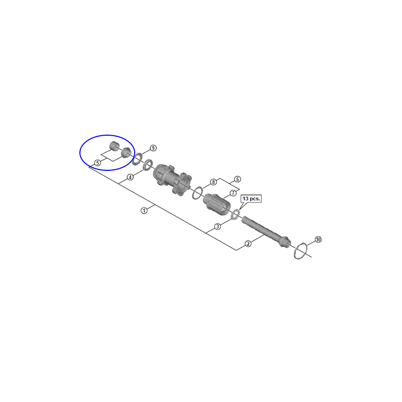 Cono izdo.rueda trasera wh-rx31 r1