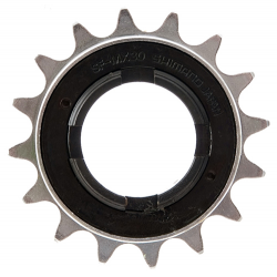 Piñon shimano bmx 16 1/2x3/32 plata