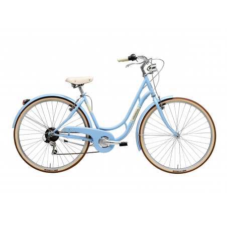 Bicicleta danish lady h48 6v sh azul claro