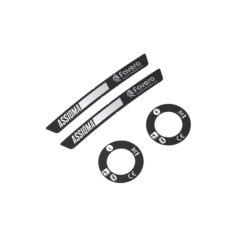 Juego de etiquetas adhesivas para assioma uno/duo