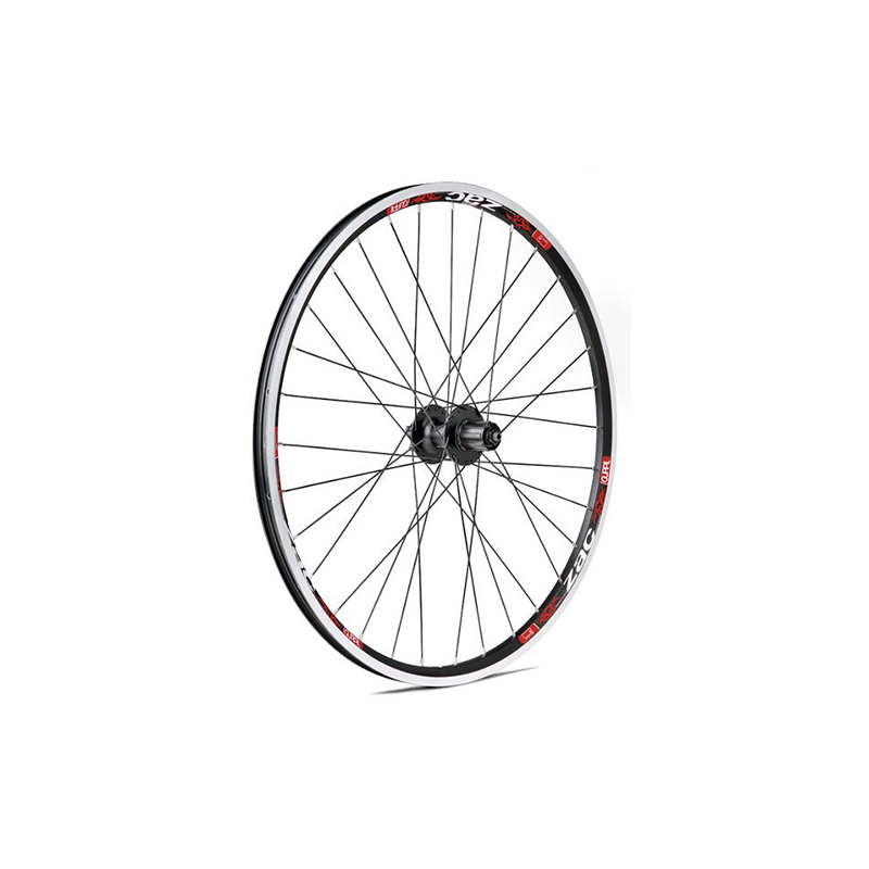 Rueda tras 26" zac negra disc 6t 8/9/10/11v