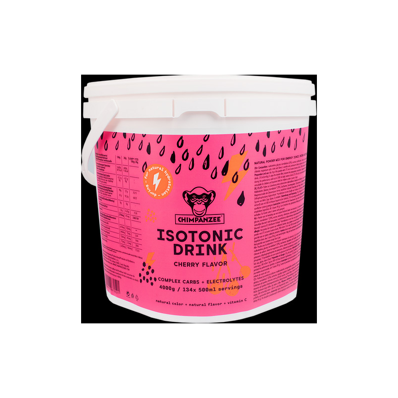 Bote soluble isotonico cereza 600gr chimpanzee