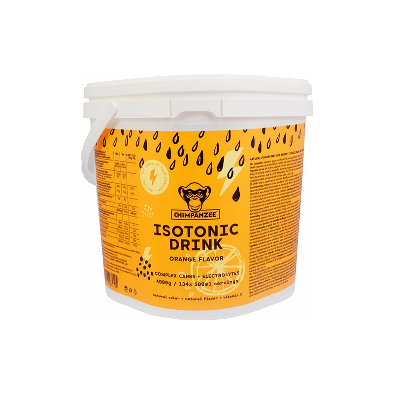 Bote soluble isotonico naranja 600gr chimpanzee