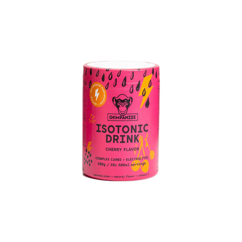 Bote soluble isotonico cereza 600gr chimpanzee