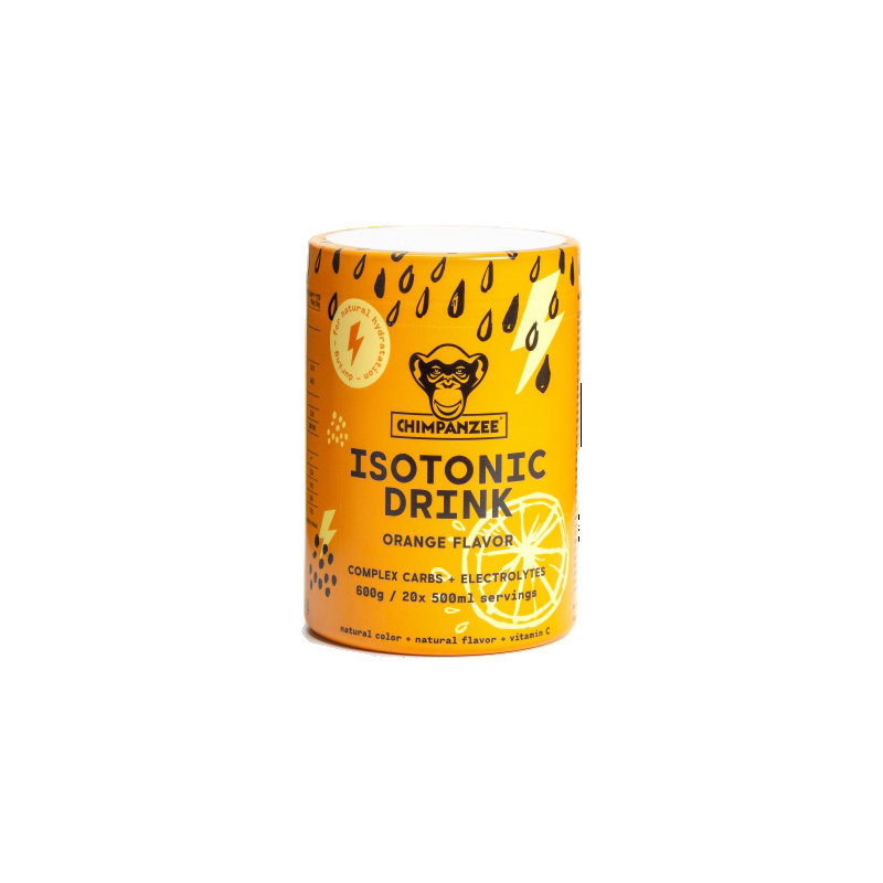 Bote soluble isotonico naranja 600gr chimpanzee