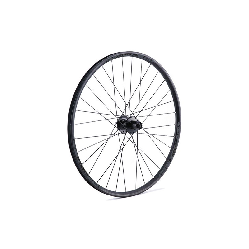 Rueda tras 27,5" negra disco 6t cas.8-11v