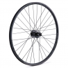 Rueda tras 27,5" negra disco 6t cas.8-11v