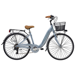 Bicicleta relax 28" alu 6v gris