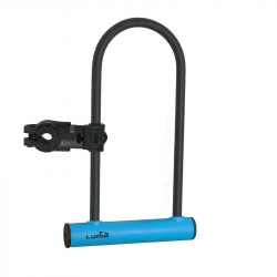 Candado 37 hu 180x320 azul+ soporte horquilla