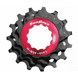 Kit de cierre + coronas 12v 11/13/15 negra sunrace